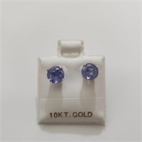 BZ0160 - 93 - Boucles d'oreilles 10K & tanzanite