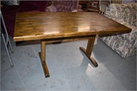 large wood desk