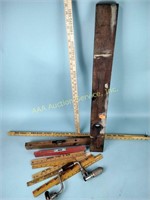 Antique tools - levels, drill
