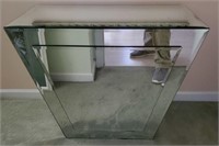 MIRRORED SIDE CONSOLE TABLE