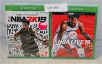 2 NOS XBOX ONE VIDEO GAMES