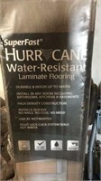 Water resistant laminate flooring