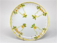 Antique Hand Painted Porcelain Plate Signed GRACE