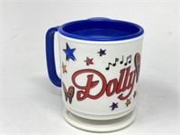 Vintage DOLLYWOOD Collectors Plastic Mug