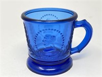 VTG Blue Glass Mug