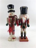 Pair of Wooden Nutcrackers 14"