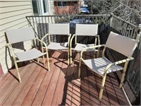 SET OF 4 PATIO CHAIRS