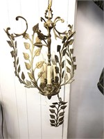 Antique Brass Hanging Lamp (Parts/Repair)