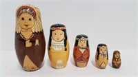 HAND CRAFTED NESTING DOLL SET