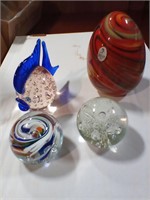 Paper Weights Zimmerman, fenton , murano