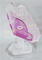 MUNIZ SIGNED IMPERIAL BUTTERFLY ACRYLIC SCULPTURE