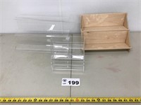 ACRYLIC AND WOODEN DISPLAYS