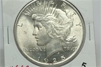 1925 Peace Dollar MS62