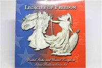 2003 Legacy of Freedom Silver Eagle/Silver