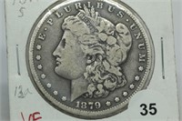 1879-s Morgan Dollar VF