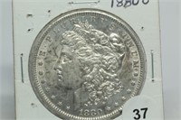 1880-0 Morgan Dollar MS62