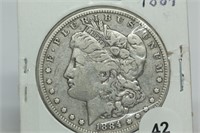 1884 Morgan Dollar VF