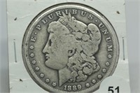 1889-o Morgan Dollar VG