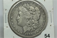 1890-cc Morgan Dollar VF
