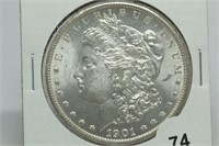 1901-o Morgan Dollar MS62