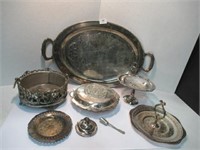 Assorted Silver Plate - 8 Pieces
