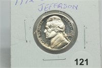 1972-s Proof Jefferson Nickel PR67 Book $10