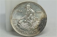 1 oz 1985 American Prospector Round .999 silver