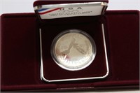 1998-s Proof Olympic Silver Dollar in OGP
