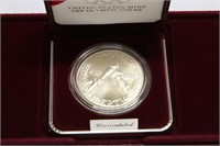 1998-d unc Olympic Silver Dollar in OGP