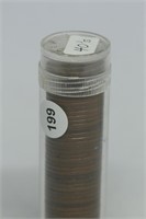 1 Roll (50) Lincoln Cents 1940's unsearched