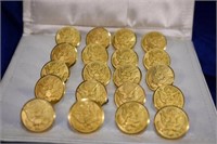 20 Large Military Buttons