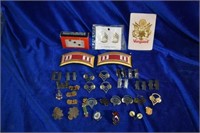 34 Piece Military Decoration Lot (All Tie-Tac Back