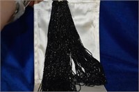 About 120 Strands of Small Black Bugle Beads