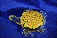 Murano Yellow Turtle