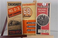 3 Cockshutt Implement Brochures