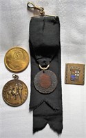 Lot of 4 Vintage Medals