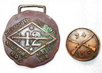 WWI Military Meet Medal & Infantry Pin