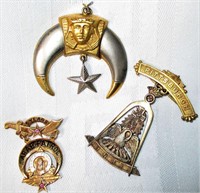 Lot of 3 Pittsburg Masonic/Shriner Pins