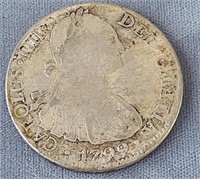 1799 Mexico 8 Real SIlver