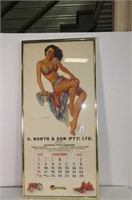 1955 North & Son Framed Calendar