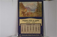 Cockshutt Plow Company 1939 Calendar
