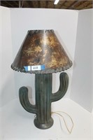 Metal Cactus Lamp