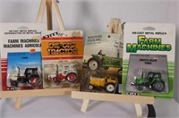 4 Tractors on Cards- Case 2590, Case 2594, Deutz 7