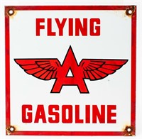 Vintage Flying A Gasoline Porcelain Sign