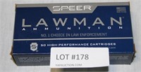 FULL BOX OF SPEER LAWMAN .357 AMMUNITION