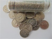 MIXED LOT OF CANADIAN 5 CENT COINS