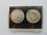 US 1964 John F. Kennedy Memorial 2 Coin Half Dollt