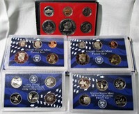 Lot of 3 Proof US Mint Sets 1976, 2000, and 2002