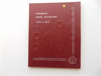 Canadian Nickel Collection in red coin book