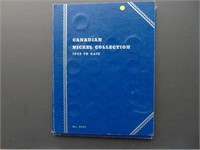 Canadian Nickel Collection in Blue Folder